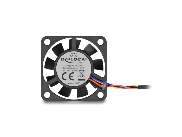 Delock Axiallüfter 12 V DC, 40 x 40 x 10 mm schwarz #3 