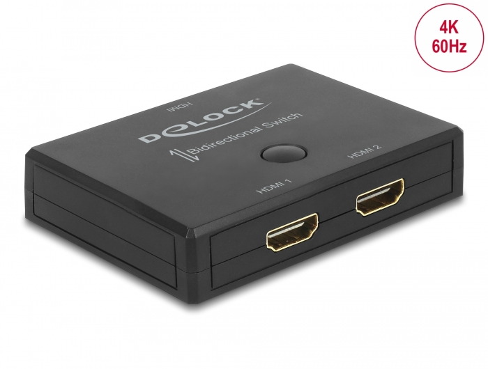 Delock HDMI 2 - 1 Umschalter bidirektional 4K 60 Hz #1 