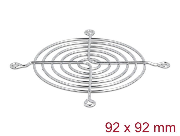Delock Lüftergitter 92 x 92 mm silber #1 