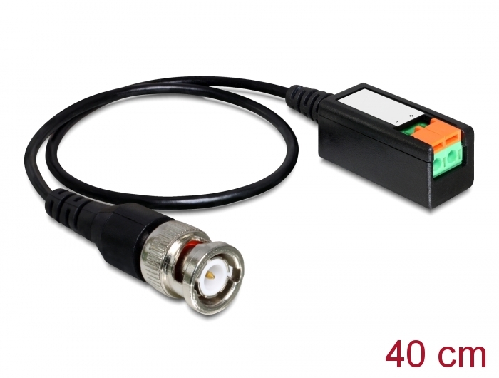 Delock Kabel BNC Stecker > Terminalblock 2 Pin #1 
