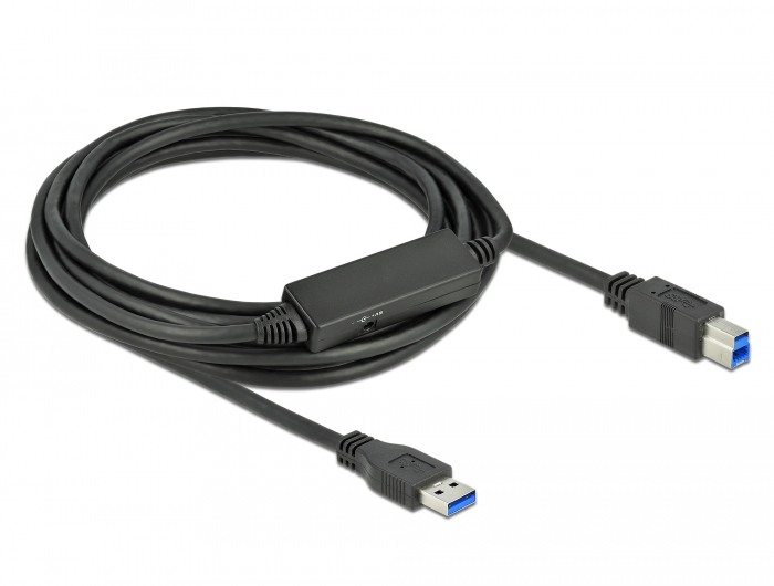 Delock Aktives USB 3.2 Gen 1 Kabel USB Typ-A zu USB Typ-B 5 m #2 