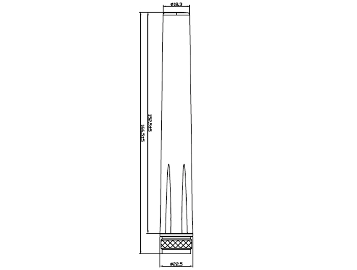 Delock LTE Antenne N Stecker 2,5 dBi omnidirektional starr weiß outdoor Delock #13 