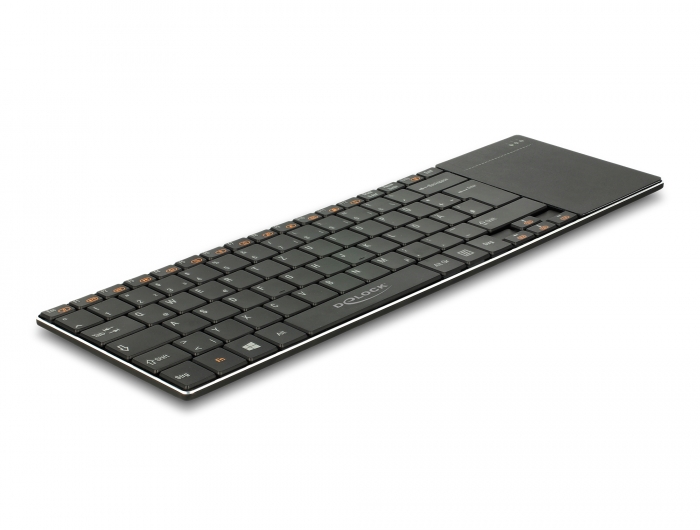 Delock Funktastatur für Smart TV und Windows PCs mit Touchpad 6 mm flach #2 
