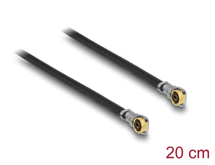 Delock Antennenkabel I-PEX Inc., MHF® 4L Stecker zu I-PEX Inc., MHF® 4L Stecker 1,13 20 cm #1 