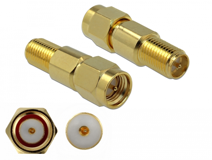 Delock Adapter SMA Stecker zu RP-SMA Buchse 3 GHz #1 