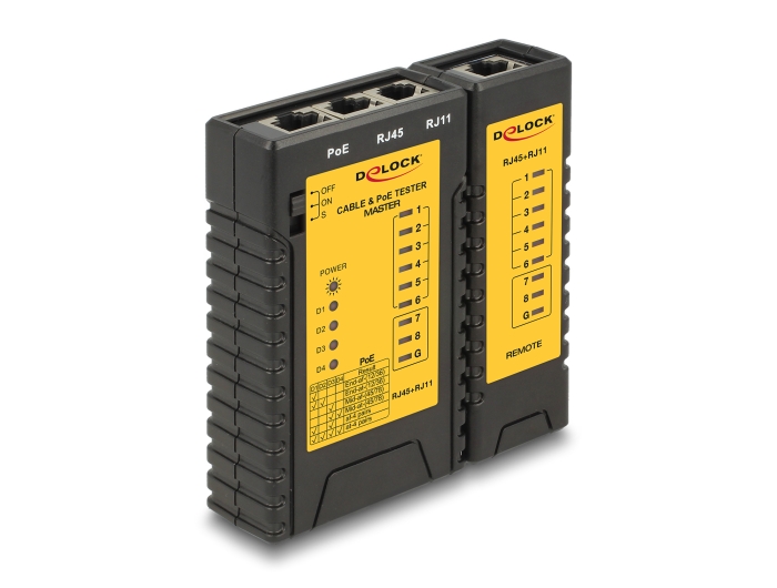 Delock Kabeltester RJ45 / RJ12 / PoE #1 