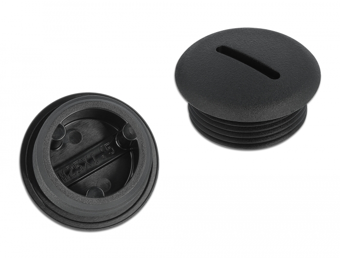 Delock Verschlussstopfen M25 x 1,5 schwarz 10 Stück #4 