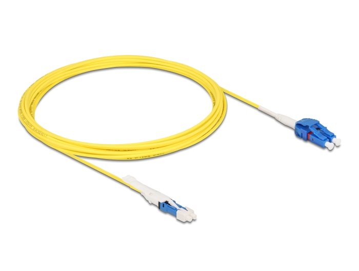 Delock LWL Kabel CS Stecker zu LC Duplex UPC Singlemode G657A2 / OS2 Uniboot 5 m #2 