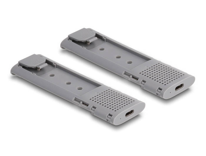 Delock Externes USB Type-C™ Dual Combo Gehäuse für 2 x M.2 NVMe PCIe oder SATA SSD - werkzeugfrei #6 