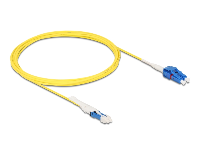 Delock LWL Kabel CS Stecker zu LC Duplex UPC Singlemode G657A2 / OS2 Uniboot 3 m #2 
