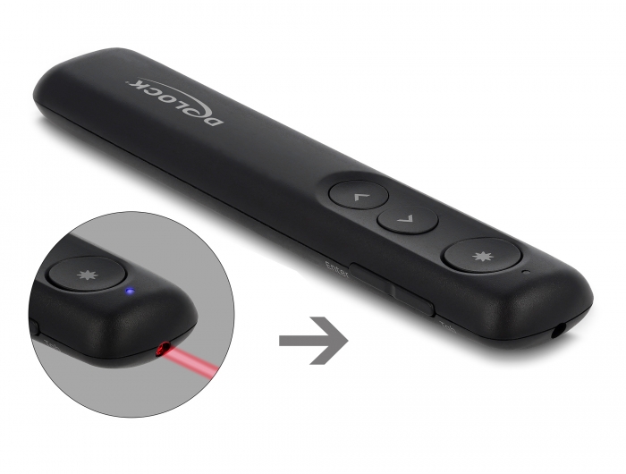 Delock USB Laser Presenter schwarz #3 