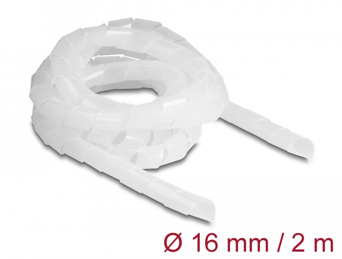 Delock Spiralschlauch flexibel 2 m x 16 mm transparent #1 