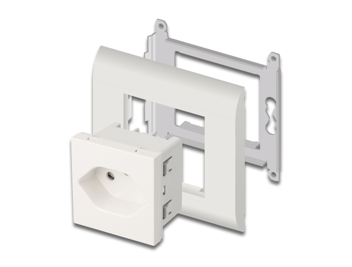 Delock Easy 45 Schutzkontakt-Steckdose T13 Schweiz 45 x 45 mm #3 