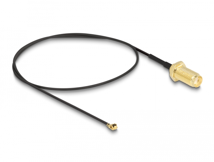 Delock Antennenkabel SMA Buchse zum Einbau zu MHF® I Stecker 35 cm Länge #2 