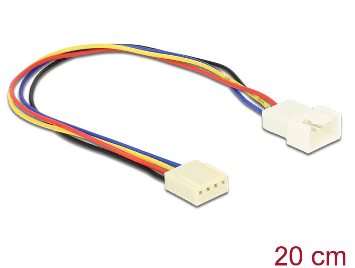 Delock Verlängerungskabel PWM Lüfteranschluss 4 Pin 20 cm #1 