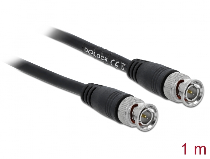 Delock Kabel BNC Stecker zu BNC Stecker 1 m #1 