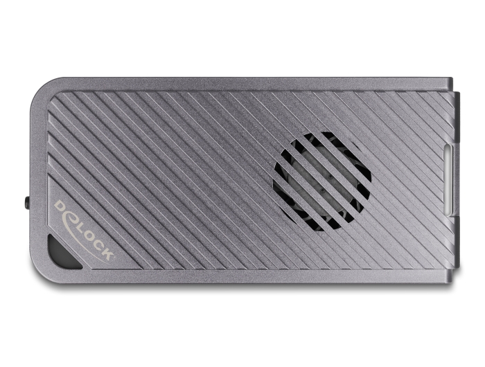 Delock USB 40 Gbps Gehäuse für 1 x M.2 NVMe SSD im Gaming Style mit LED und Lüfter - werkzeugfrei #5 