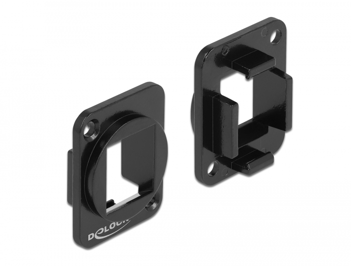 Delock Keystone Halterung 1 Port für D-Typ Metall #1 