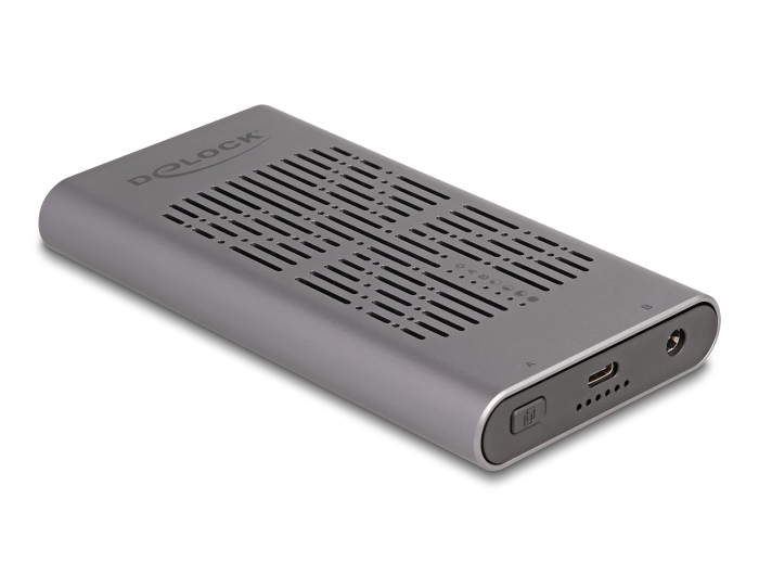 Delock Externes USB 20 Gbps Gehäuse für 2 x M.2 NVMe PCIe SSD mit USB Type-C™ Buchse und Klon Funktion #3 