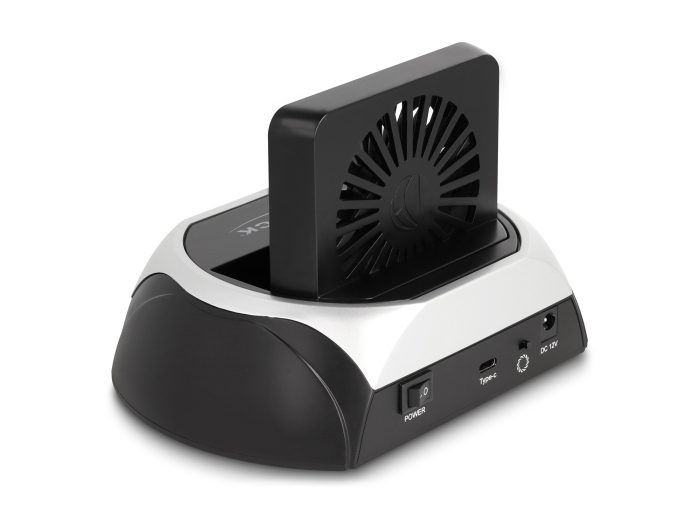 Delock USB 10 Gbps Dockingstation für 2.5″ / 3.5″ SATA HDD / SSD oder M.2 NVMe PCIe oder SATA SSD mit Lüfter #2 