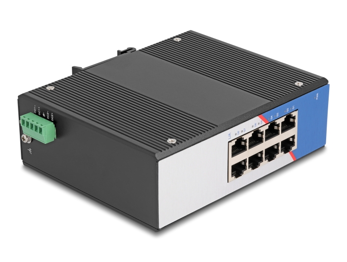 Delock Industrie Gigabit Ethernet Switch 8 Port RJ45 für Hutschiene #3 