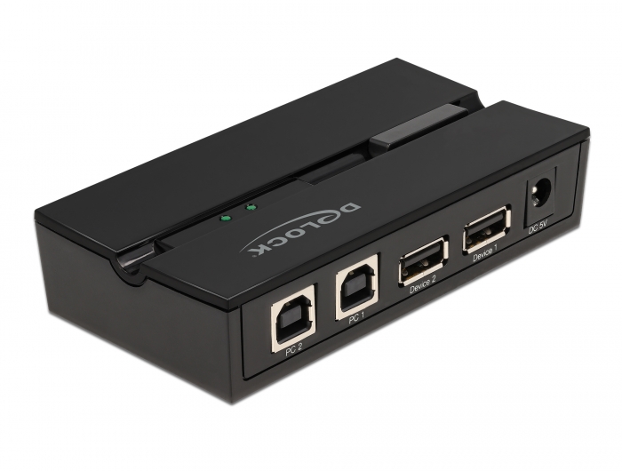 Delock USB 2.0 Switch für 2 PC an 2 Geräte #1 