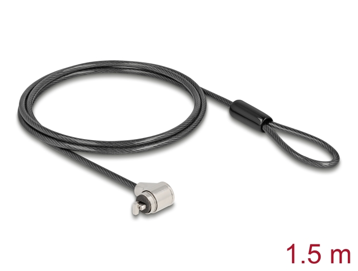 Navilock Laptop Schloss mit Schlüssel für Standard Kensington Slot - kurzer Verriegelungskopf #1 
