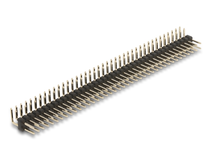 Delock Stiftleiste 40 Pin, Rastermaß 2,54 mm, 2-reihig, gewinkelt, 5 Stück #2 