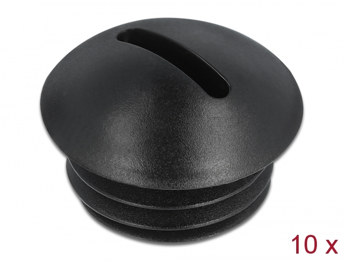 Delock Verschlussstopfen M12 x 1,5 schwarz 10 Stück #1 