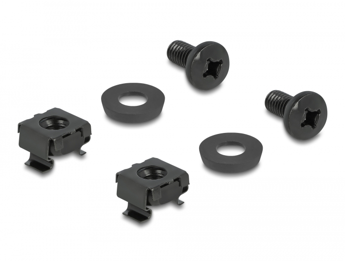 Delock Kabelbügel 83 x 60 mm mit Montageplatte schwarz #3 