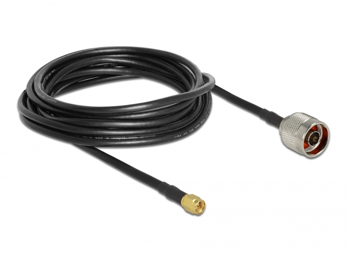 Delock Antennenkabel N Stecker > SMA Stecker CFD200/RF200 5 m low loss #2 