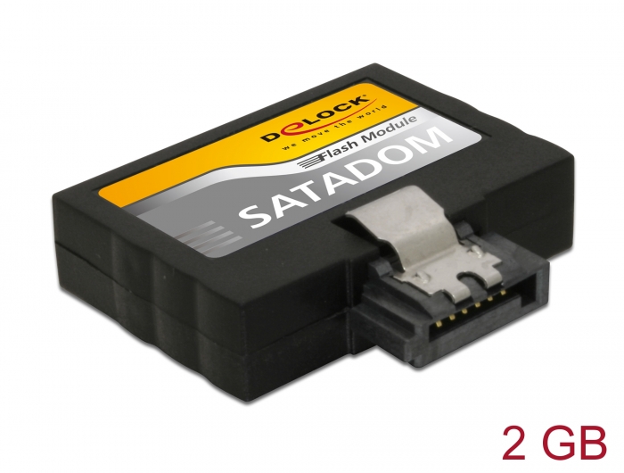 Delock SATA DOM 3 Gb/s Flash Modul 2 GB Vertikal / Low Profile #1 