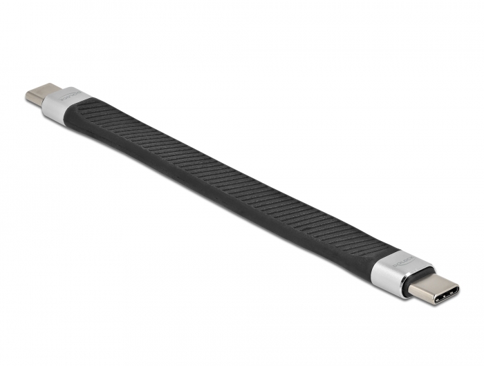 Delock USB 3.2 Gen 2 FPC Flachbandkabel USB Type-C™ zu USB Type-C™ 13 cm PD 5 A E-Marker #2 
