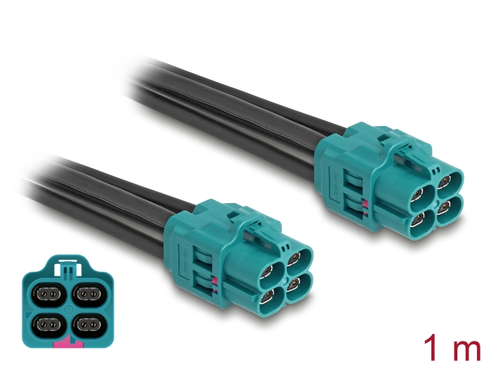 Delock Kabel HDMTD Z quad Buchse zu HDMTD Z quad Buchse 1 m #1 