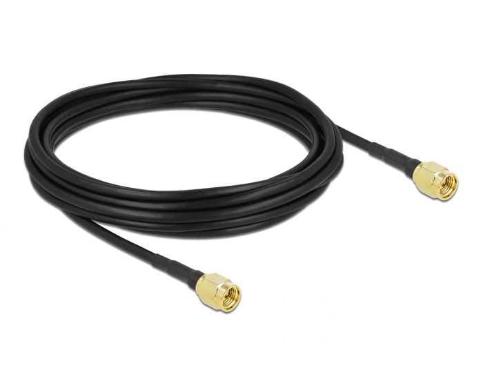 Delock Antennenkabel SMA Stecker zu SMA Stecker LMR/CFD100 5 m low loss #2 